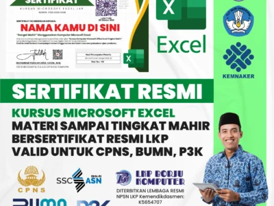 Kursus Microsoft Excel Fundamental LKP Borju Komputer